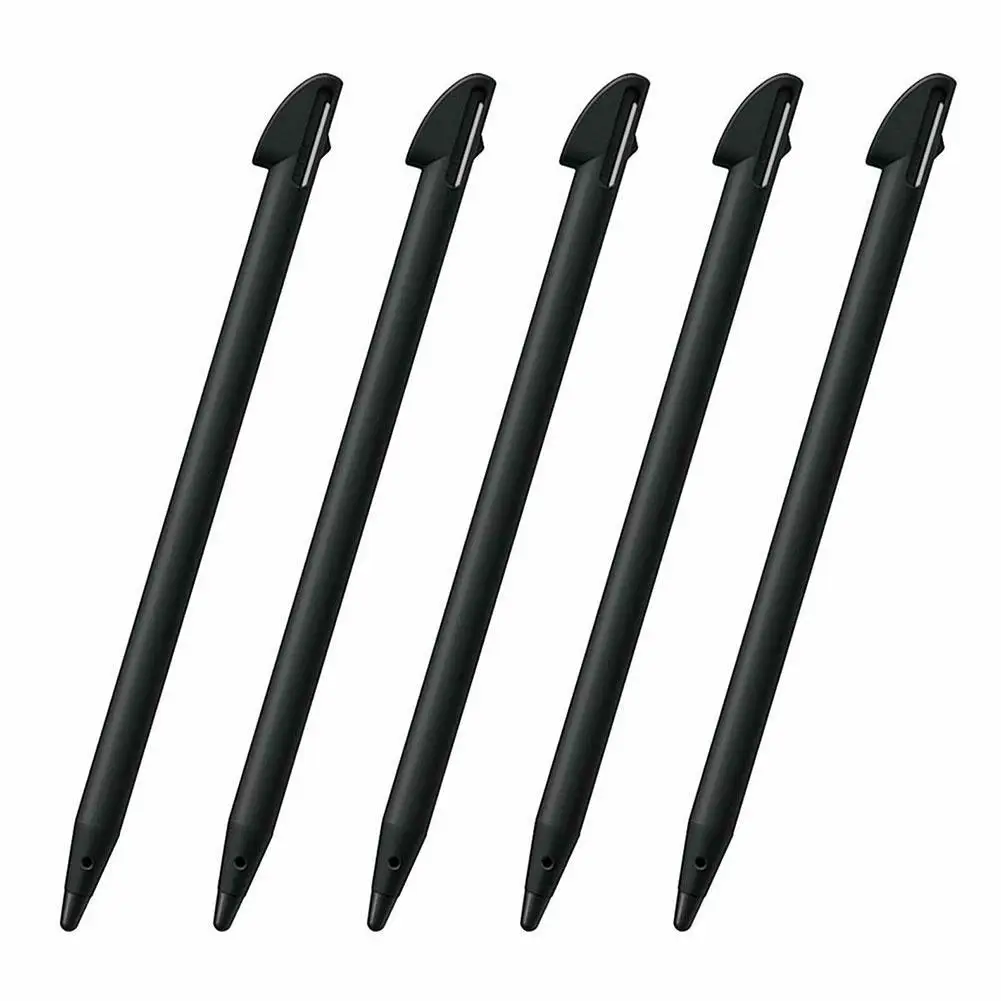 5Pcs Black Plastic Screen Stylus Pen For Nintendo Wii U Pro Game Accessories For Nintendo Wii U Gamepad Console Games Component