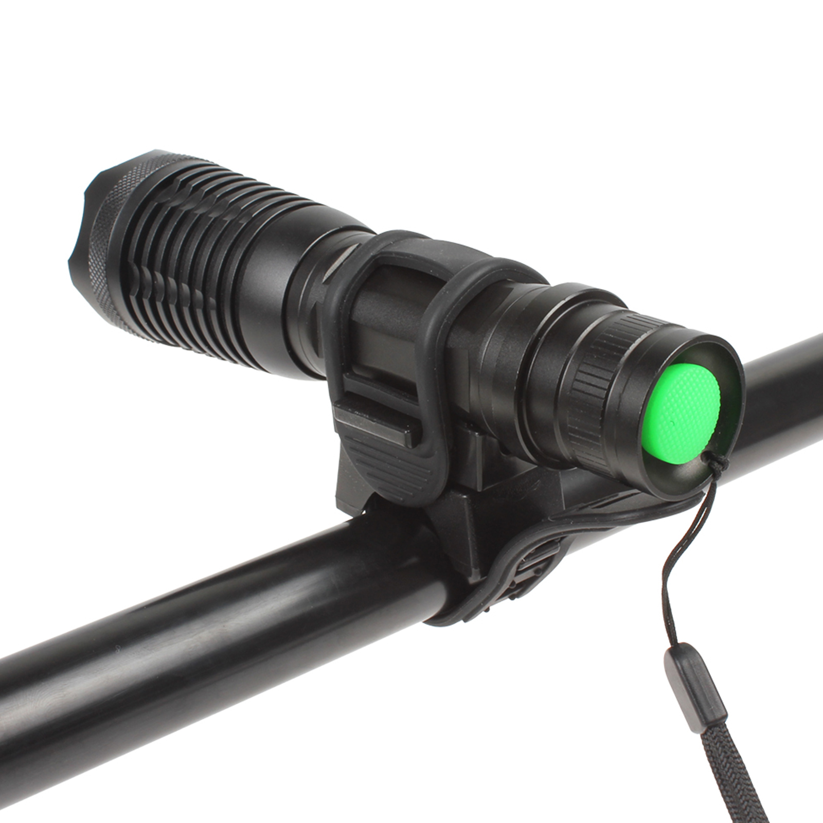 Universal Bicycle Flashlight Holder Mount 360 Degree Adjustable Rubber Straps Bike LED Headlight Torch Clamp Clip Bracket