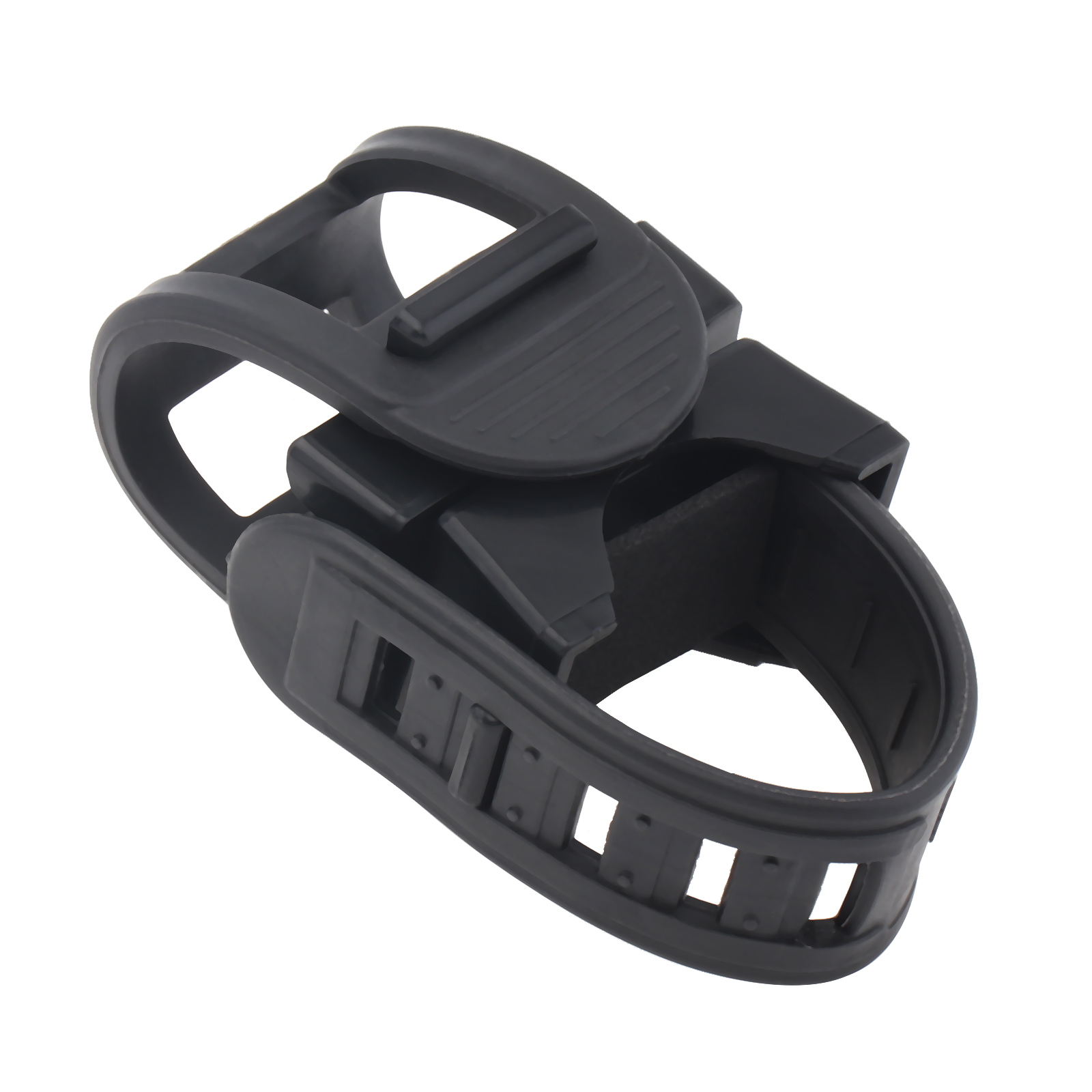 Universal Bicycle Flashlight Holder Mount 360 Degree Adjustable Rubber Straps Bike LED Headlight Torch Clamp Clip Bracket
