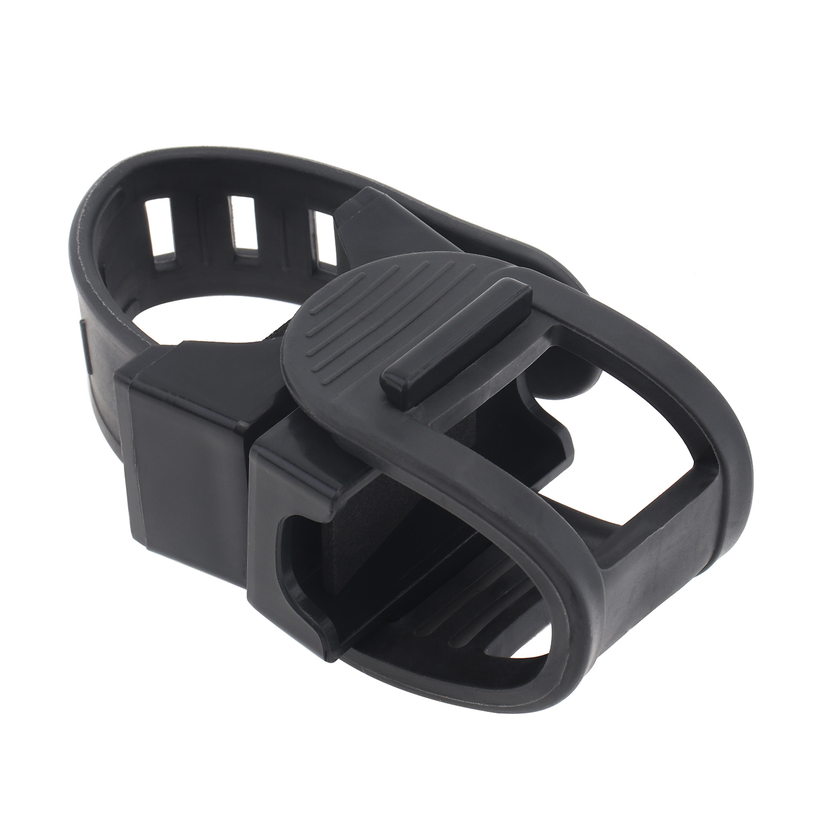 Universal Bicycle Flashlight Holder Mount 360 Degree Adjustable Rubber Straps Bike LED Headlight Torch Clamp Clip Bracket