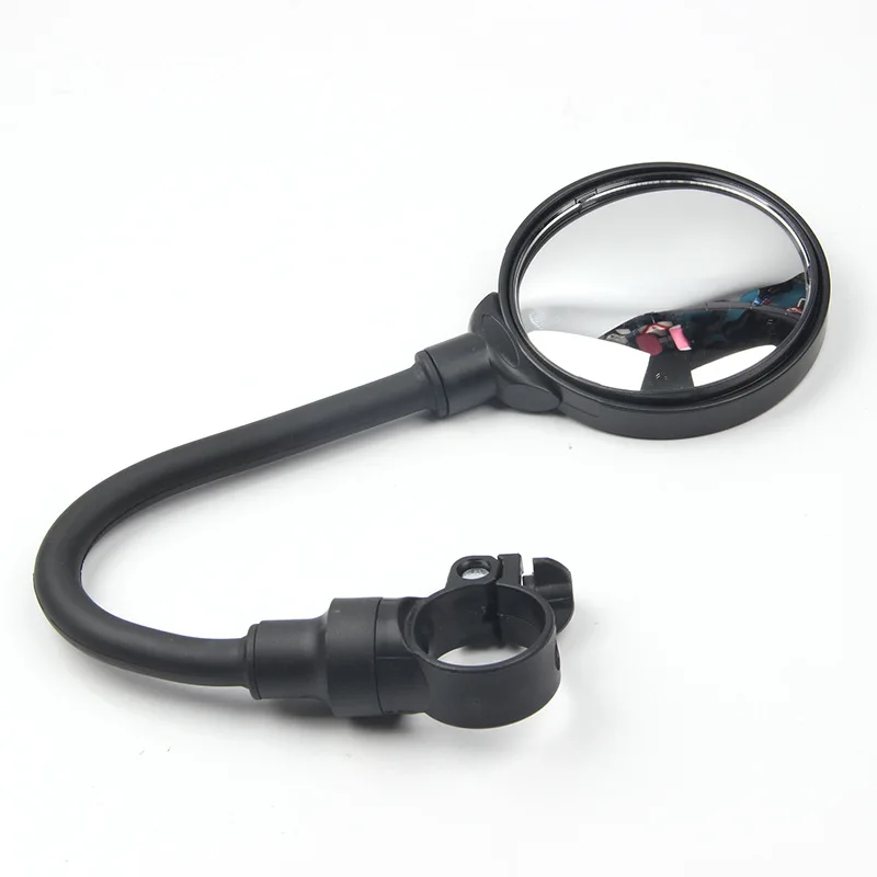 1PC Bicycle Rearview Handlebar Mirrors 360 for Mountain Road Bike Motorcycle Bendable Hose Adjustable Rearview Mirror