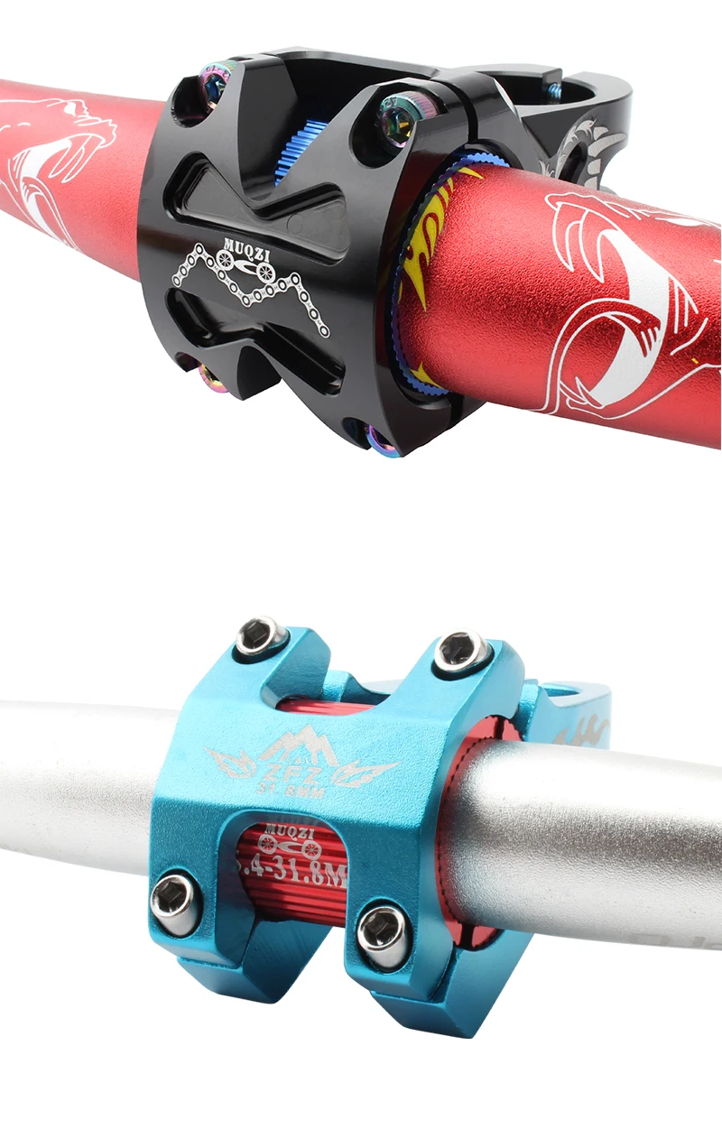 MUQZI 1Pair MTB Road Bike Handlebar Shim 25.4mm to 31.8mm and 31.8mm to 35mm Adjust Adapter