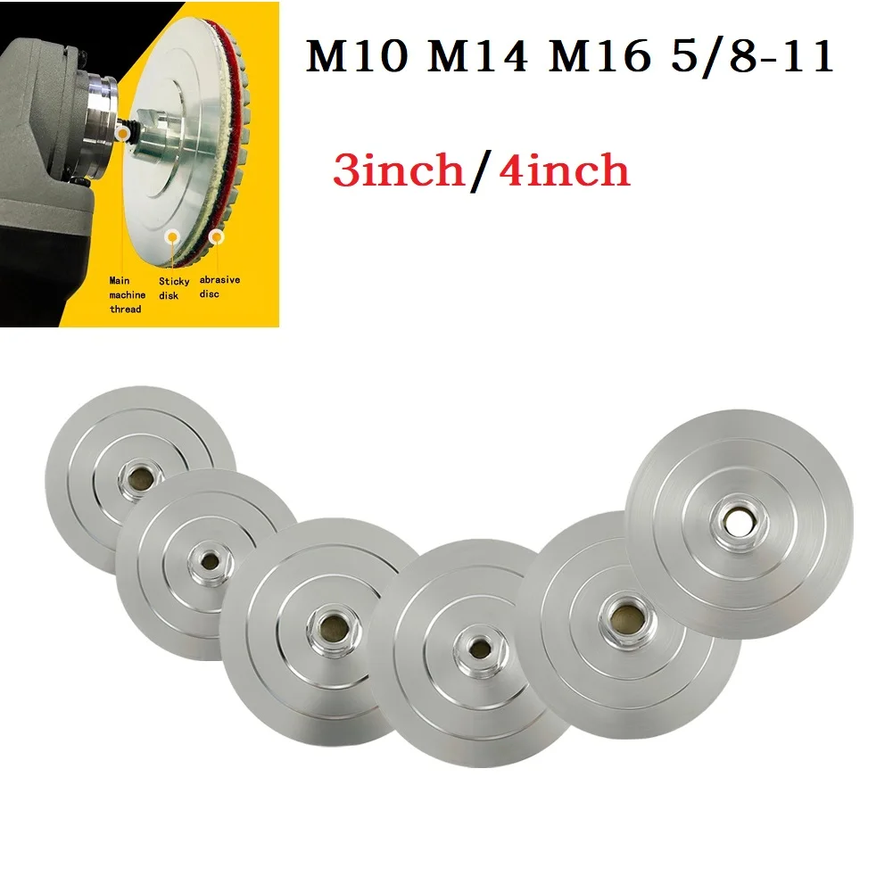 3/4inch Sanding Disc Backing Pads Self-adhesive Hook Loop Backed Plate Polishing Pad M14 M10 M16