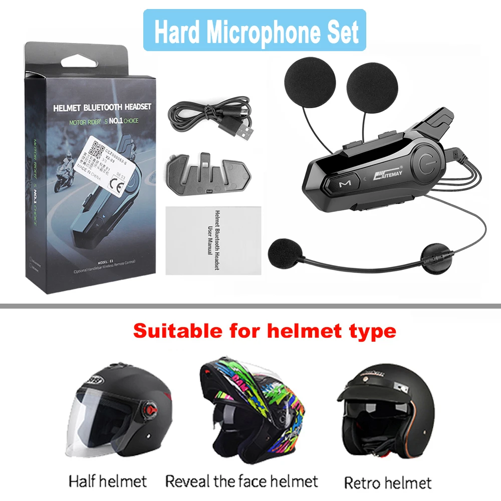 X1 Plus Motor Helmet Intercom Bluetooth 5.0 Motorcycle Wireless Headset 1000m Interphone Speaker Handsfree walkie helmet talkie