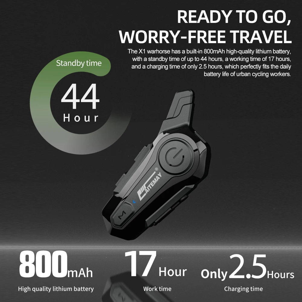 X1 Plus Motor Helmet Intercom Bluetooth 5.0 Motorcycle Wireless Headset 1000m Interphone Speaker Handsfree walkie helmet talkie