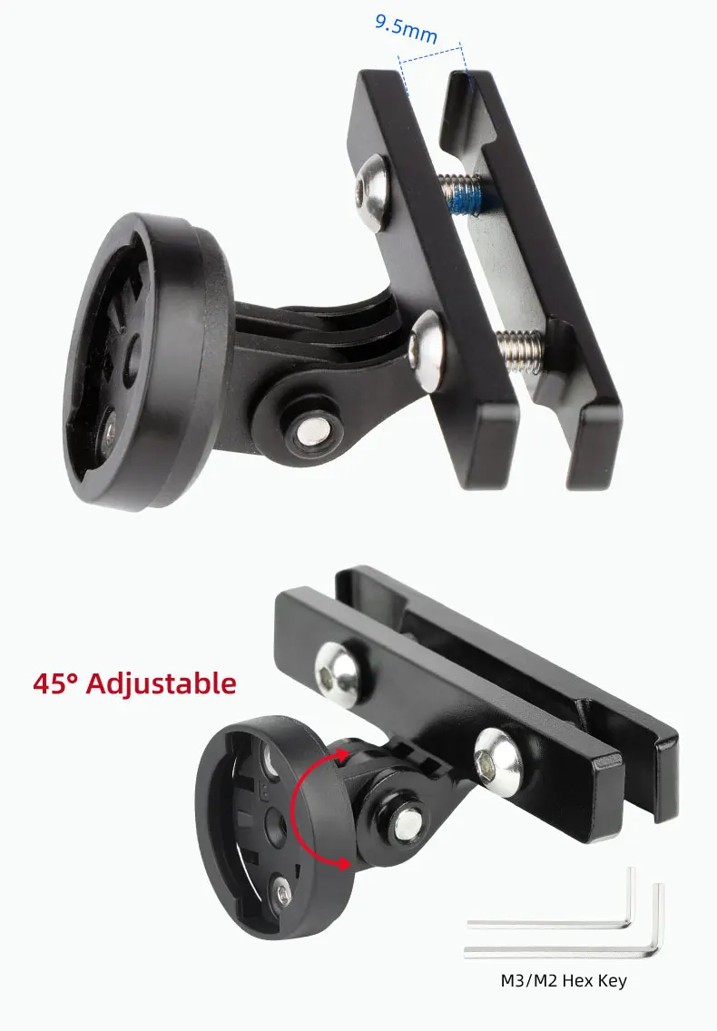 Radar Light Stand Bracket for Bryton Gardian R300L Bicycle Rear Lamp Saddle Rail Seatpost Mount Fits Gopro Camera Adaptor