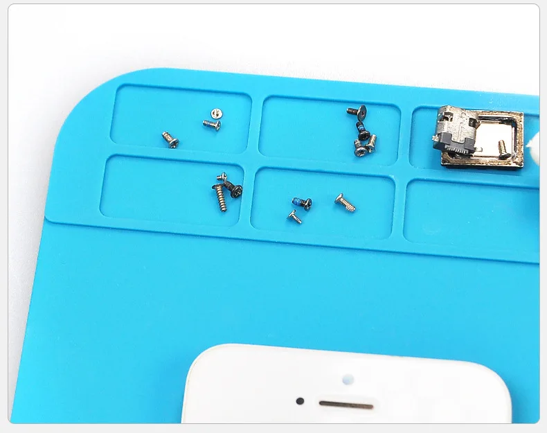 30cm x 20cm Watch Repair Work Pad Soldering Station Heat Resistant Pad Watch Repair Non-slip Silicone Mat For Watchmaker tool