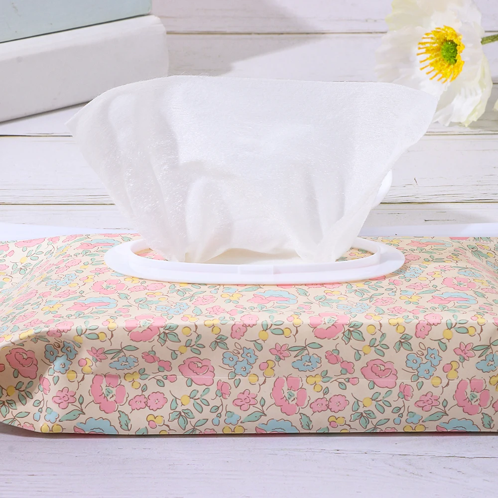 EVA Baby Wet Wipe Pouch Portable Buckle Wipes Holder Case Flip Cover Snap-Strap Reusable Refillable Wipe Bag Outdoor Tissue Box