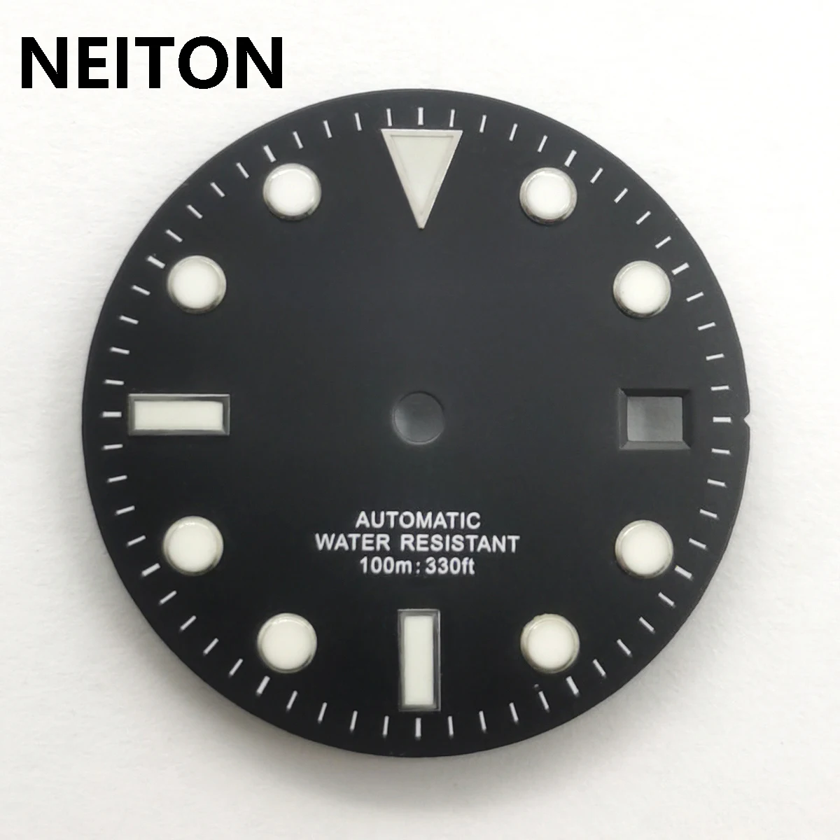NEITON 28.5mm Sterile Watch Dial Blue Luminous Fit Miyota 8205 8215 821A NH35 ETA 2836 2824 Mingzhu DG2813 3804 Movement