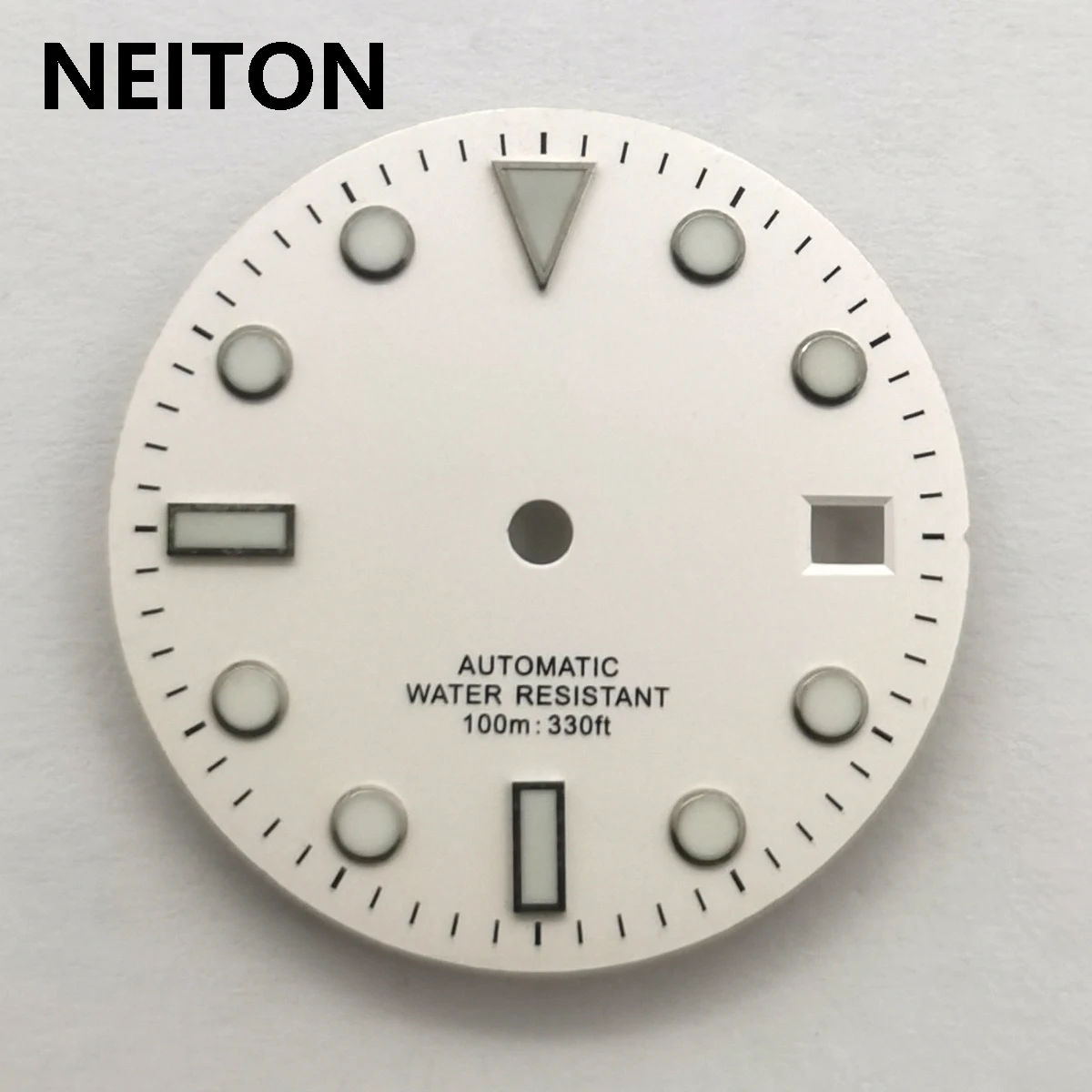 NEITON 28.5mm Sterile Watch Dial Blue Luminous Fit Miyota 8205 8215 821A NH35 ETA 2836 2824 Mingzhu DG2813 3804 Movement