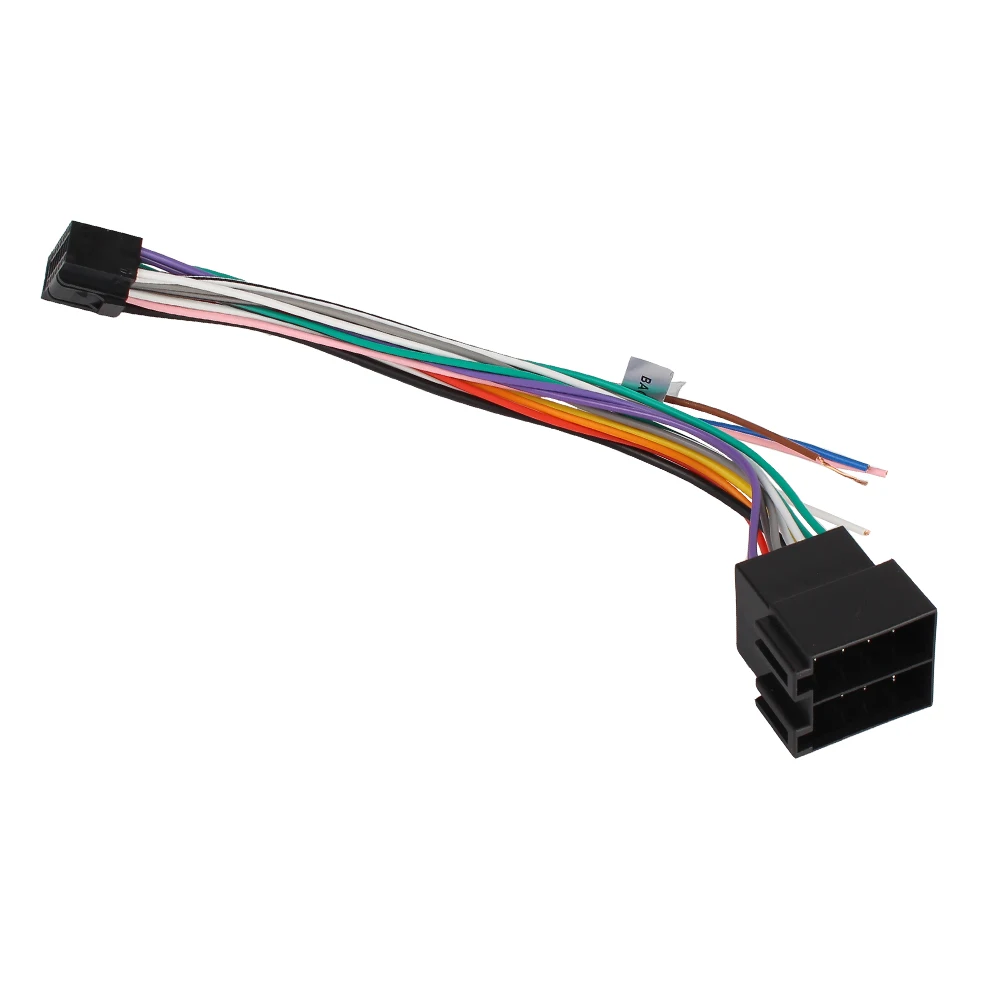 16 Pin Plug Cable ISO Standard Connector Adapter Car Stereo Radio For ALPINE Wire Harness Adaptor Car Wire Cable Adapter