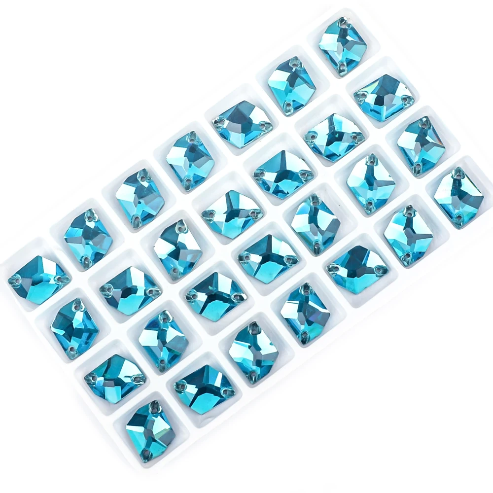 VC Sew On AB Rhinestone Cosmic Flatback Glass Crystals For Clothing Wedding Dresses Shoes Bags All For Decoration DIY