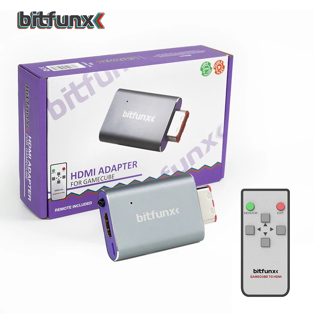 Bitfunx GC Video HDMI™ Adapter Digital AV to HDMI™ GC2HD for Nintendo Gamecube NGC DOL-001 Game Console