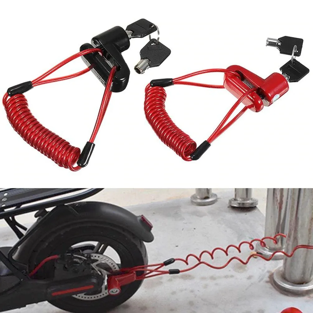 Disc Brakes Lock with Steel Wire For Xiaomi M365 1S Pro Universal Electric Scooter Guard Against Theft Accessories