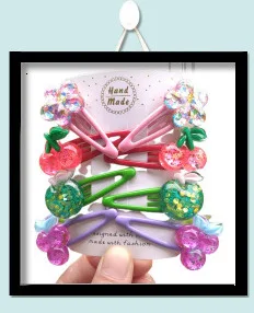 New Cute Bow Headgear Sweet Little Girl Hair Accessories Summer Girls Net Red Clips Baby Hairpins Children Hair Clips Gifts