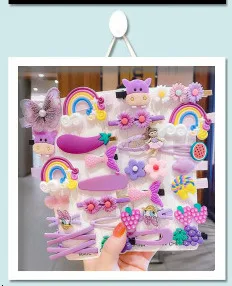 New Cute Bow Headgear Sweet Little Girl Hair Accessories Summer Girls Net Red Clips Baby Hairpins Children Hair Clips Gifts