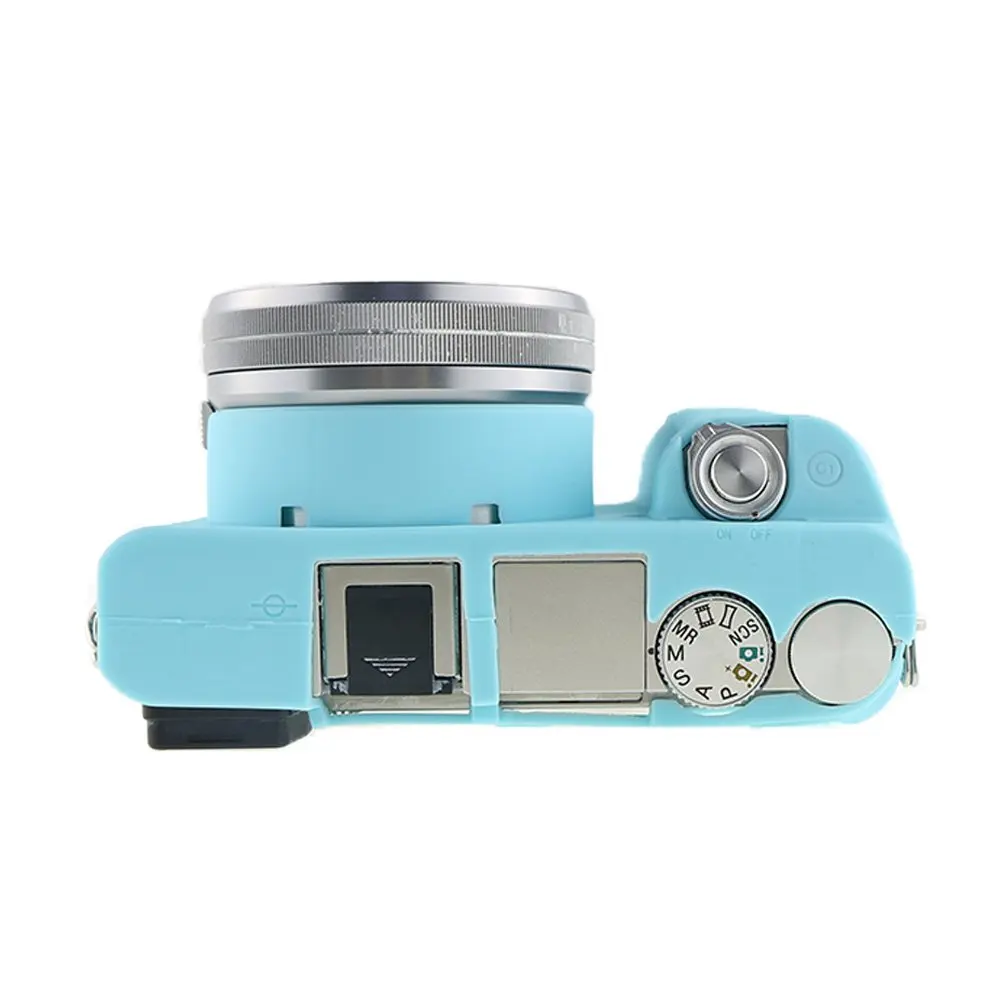 Silicone Armor Skin Case Camera Bag Body Cover Protector for Sony Alpha A6000 A6100 A6300 A6400 A6500 A6600 A5100 A5000 Cameras