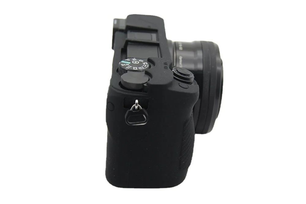 Silicone Armor Skin Case Camera Bag Body Cover Protector for Sony Alpha A6000 A6100 A6300 A6400 A6500 A6600 A5100 A5000 Cameras