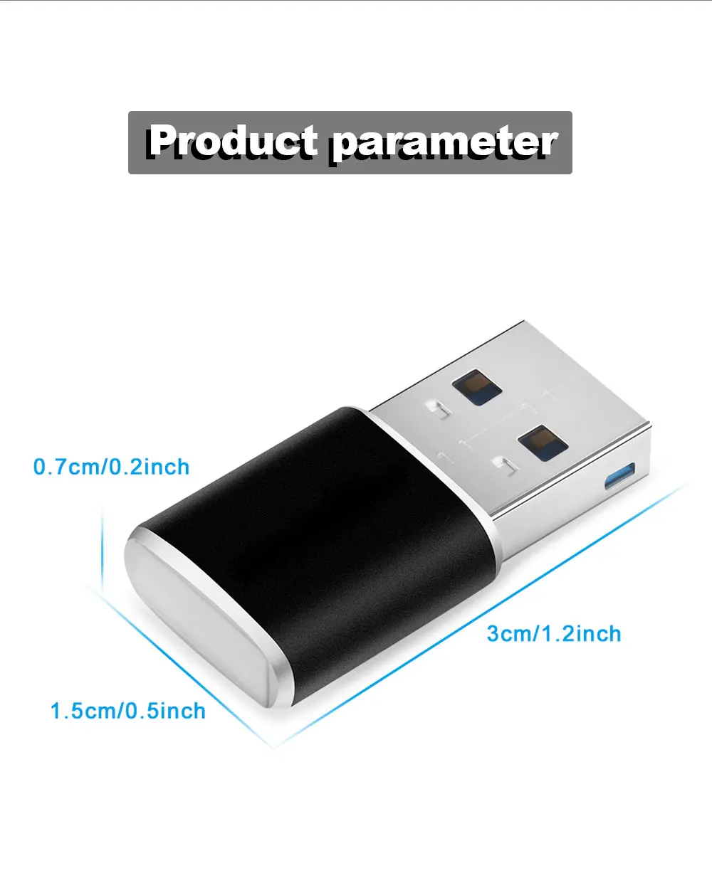 KARTOMAN Aluminum Mini usb 3.0 memory card reader adapter for TF micro SD pc computer laptop