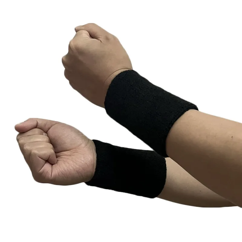 2 Pcs Towel Sports Wristbands Tennis Sweat Bands Wrist Guard For Basketball Volleyball padel Fitness Sweatbands Wrist Wrap Cuff