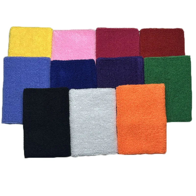 2 Pcs Towel Sports Wristbands Tennis Sweat Bands Wrist Guard For Basketball Volleyball padel Fitness Sweatbands Wrist Wrap Cuff