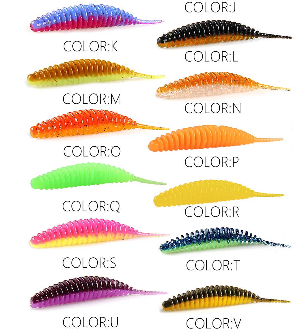 2023 Supercontinent worm bait soft bait Tanta 49mm 65mm fishing lures Pesca carp fishing bass lure Isca artificial PVA