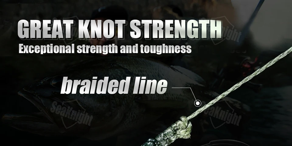 SeaKnight NEW MONSTER/MANSTER W8 II 150M 300M 500M 8 Strands Casting Braid Fishing Line 15LB-100LB Smooth Multifilament PE Line
