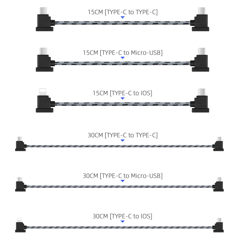 Data Cable OTG Remote Controller to Phone Tablet Connector USB TypeC IOS Extend for DJI MINI 4K/2/3 Pro/SE/Pro/Air/Mavic 2/3