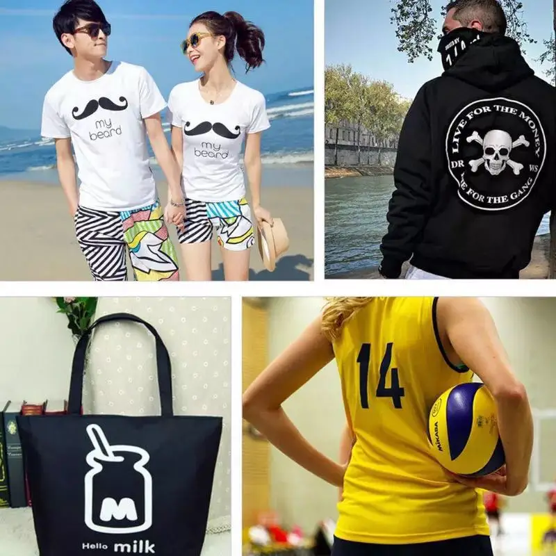 30.5cm X 100cm PU Heat Transfer Vinyl Film T-Shirt Iron On HTV Printing Crop Number Patterns for Sportswear Home Decoration