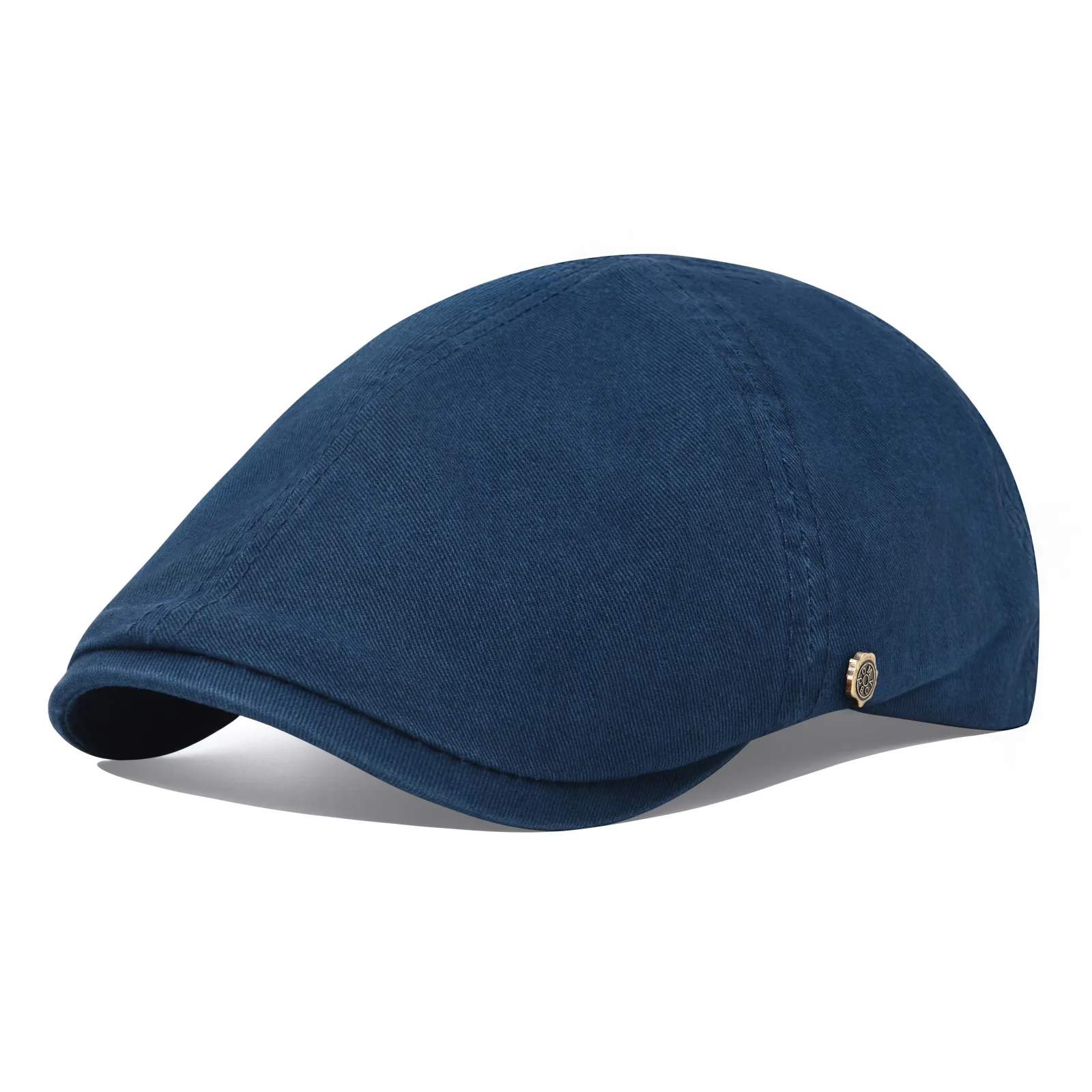 VOBOOM Classic Cotton Flat Cap Ivy Caps Men Women Newsboy Cabbie Driver Hat Season Flat CapSolid Color Casual Camouflage Beret