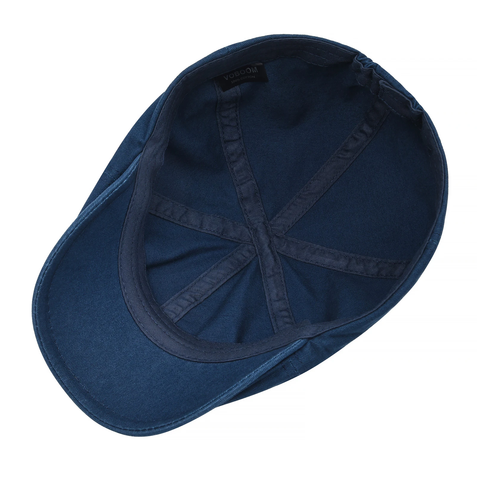 VOBOOM Classic Cotton Flat Cap Ivy Caps Men Women Newsboy Cabbie Driver Hat Season Flat CapSolid Color Casual Camouflage Beret