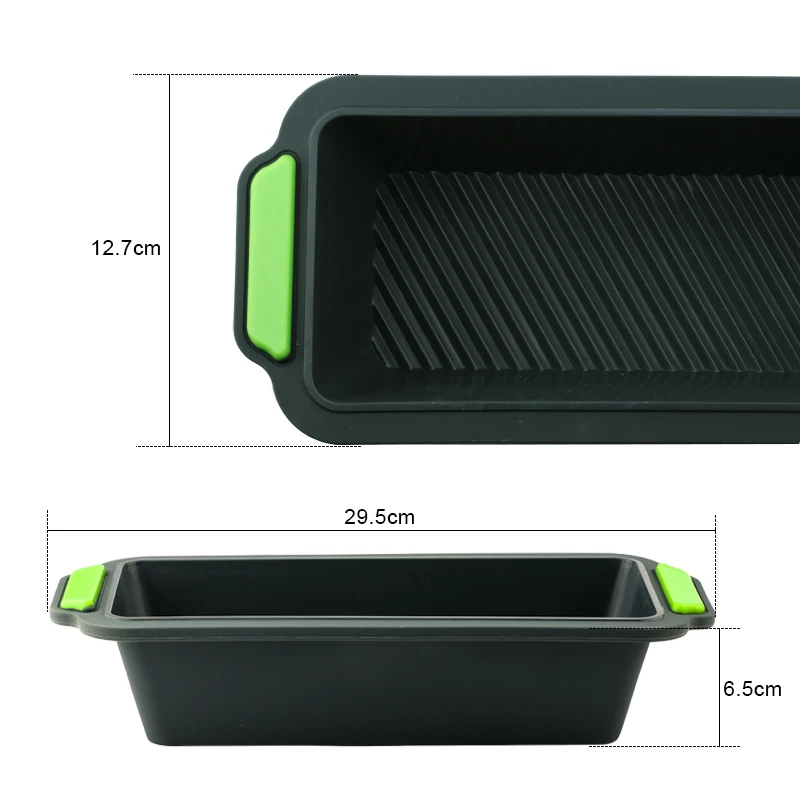FAIS DU Rectangular Silicone Bread Pan Mold Toast Bread Mold Cake Tray Long Square Cake Mould Bakeware Non-stick Baking Tools