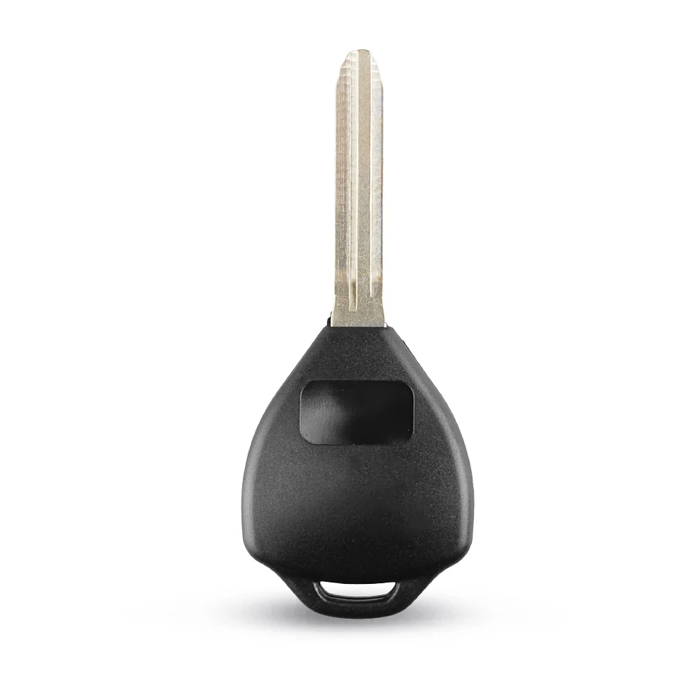 KEYYOU 2 Button Uncut Replacement Plastic Remote Car Key Shell Cae Fob Blank Keys for Toyota Corolla RAV4 Toy43 Blade