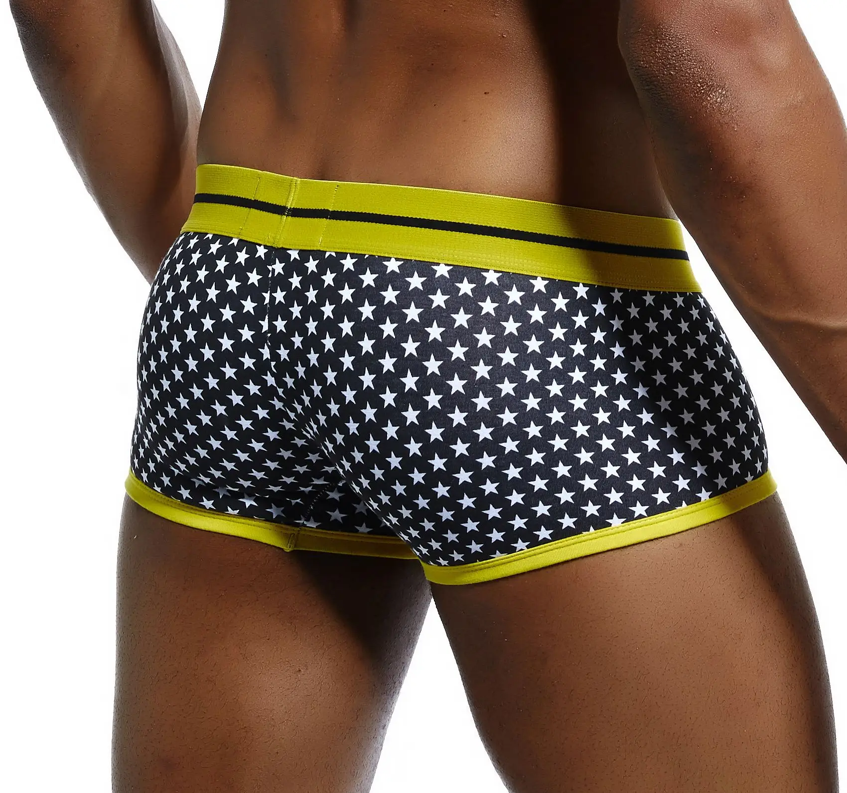 JOCKMAIL Brand Male Panties Breathable Boxers Cotton Men Underwear U convex pouch Sexy Underpants Printed leaves Homewear Shorts