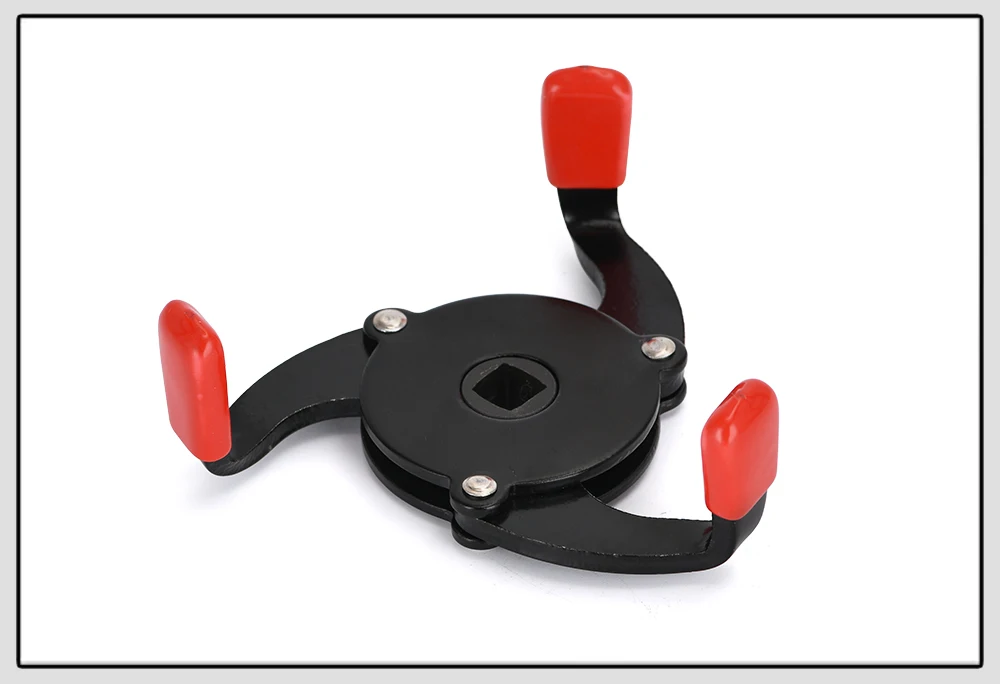 High Quality Universal 3 Jaw 3/8" Car Adjustable Oil Filter Remover Wrench Tool 60mm to 95mm 2.4" to 3.7" Auto Accessories