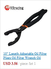High Quality Universal 3 Jaw 3/8" Car Adjustable Oil Filter Remover Wrench Tool 60mm to 95mm 2.4" to 3.7" Auto Accessories