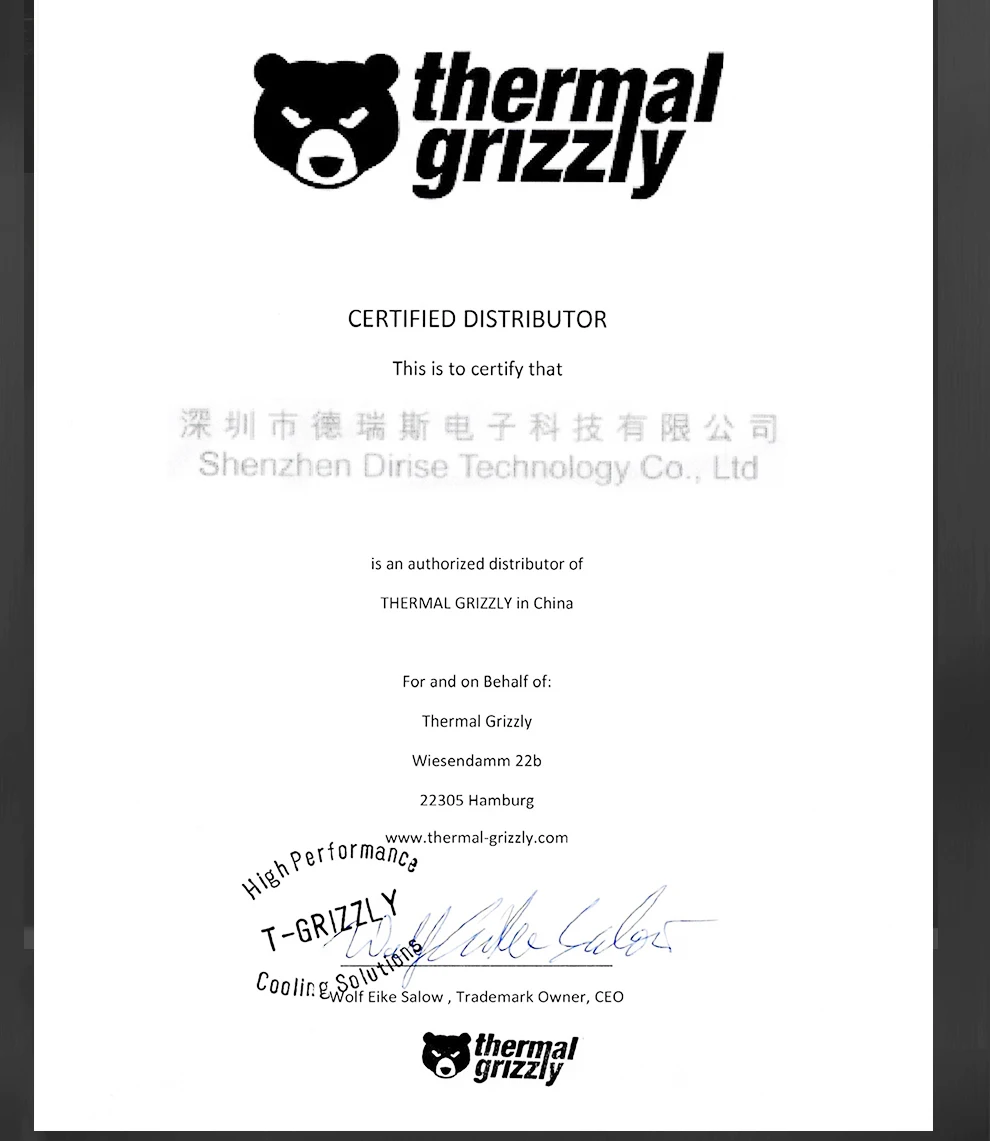 Thermal Grizzly Kryonaut Extreme KE Thermal Paste for CPU/GPU Cooler Large Capacity Compound Cooling Silicone Grease 1g/5.5g/11g