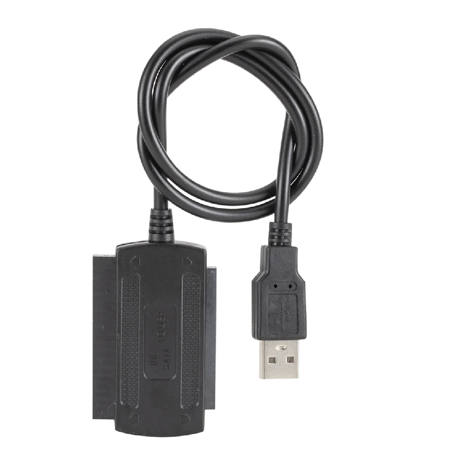 WVVMVV New 3-in-1 USB 2.0 To IDE / SATA 2.5",3.5" Hard Drive Disk HDD SSD 480Mb/s Data Interface Converter Adapter Cable