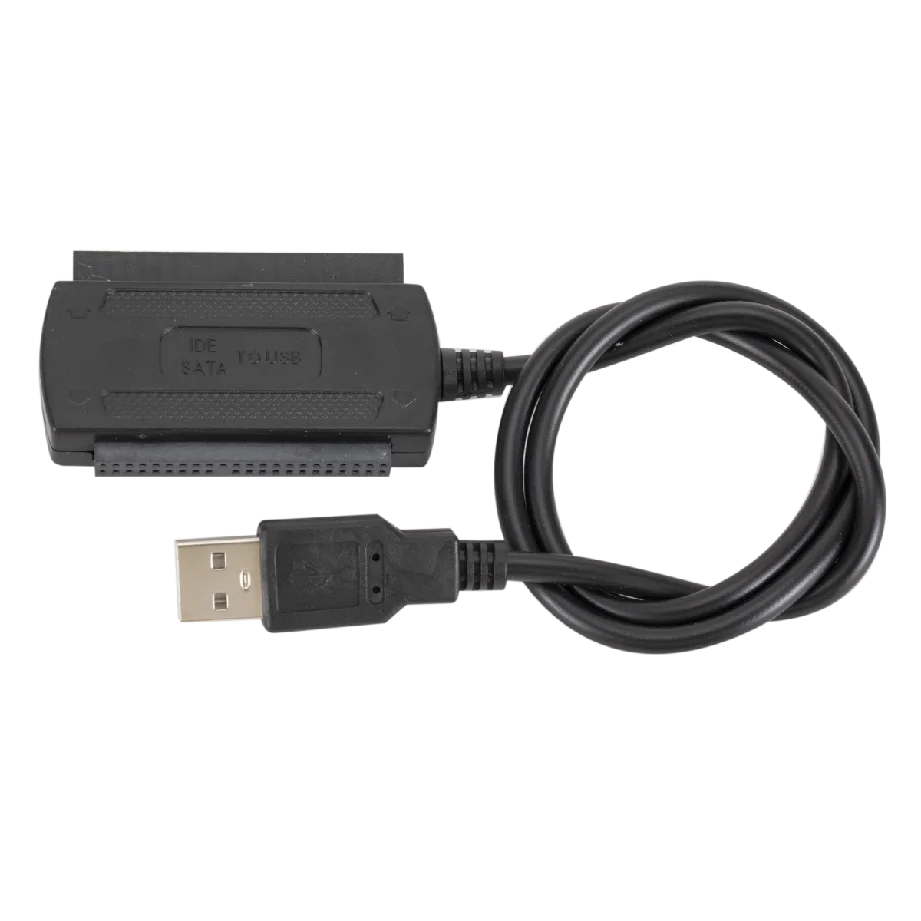 WVVMVV New 3-in-1 USB 2.0 To IDE / SATA 2.5",3.5" Hard Drive Disk HDD SSD 480Mb/s Data Interface Converter Adapter Cable