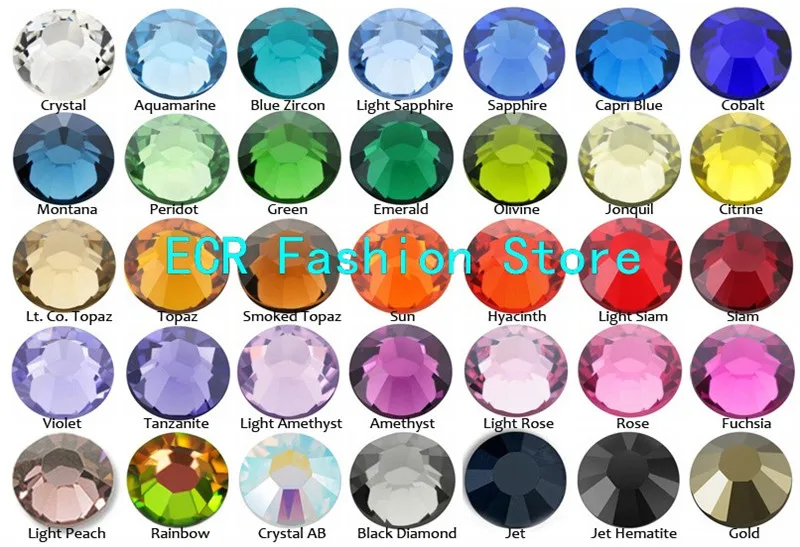 Top Glitter Crystal AB/Clear Gold Base Non Hot Fix Rhinestones SS3-SS50 FlatBack Strass &Fabric Garment Nail Art Decorations