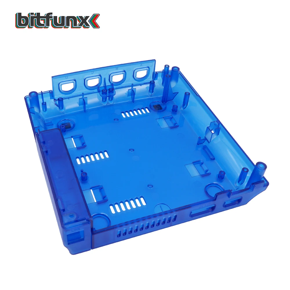 Bitfunx Replacement Plastic Shell Translucent Case for SEGA Dreamcast DC Retro Video Game Console Transparent Boxes