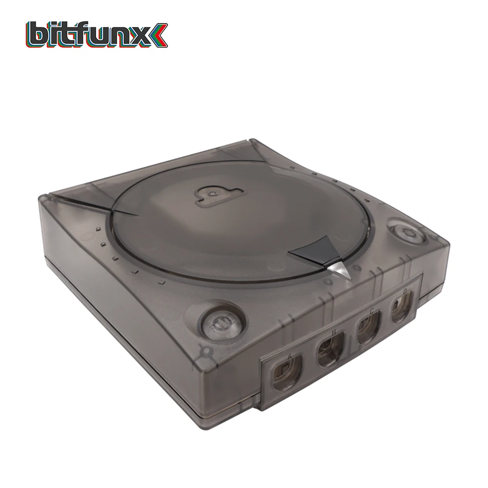 Bitfunx Replacement Plastic Shell Translucent Case for SEGA Dreamcast DC Retro Video Game Console Transparent Boxes