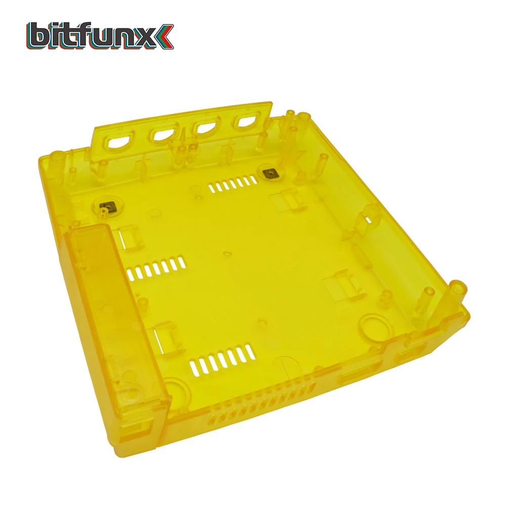 Bitfunx Replacement Plastic Shell Translucent Case for SEGA Dreamcast DC Retro Video Game Console Transparent Boxes