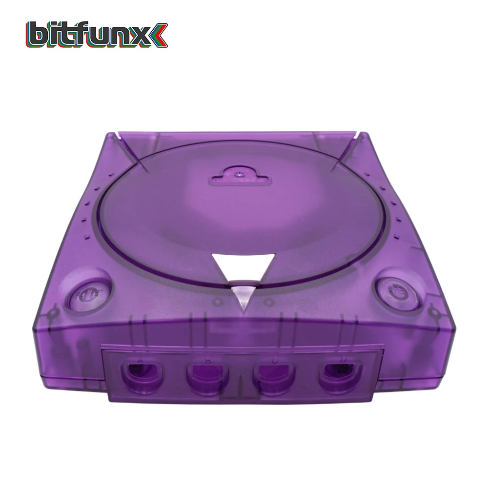 Bitfunx Replacement Plastic Shell Translucent Case for SEGA Dreamcast DC Retro Video Game Console Transparent Boxes