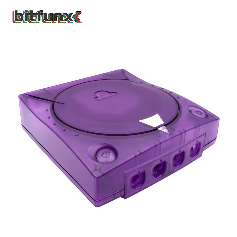 Bitfunx Replacement Plastic Shell Translucent Case for SEGA Dreamcast DC Retro Video Game Console Transparent Boxes