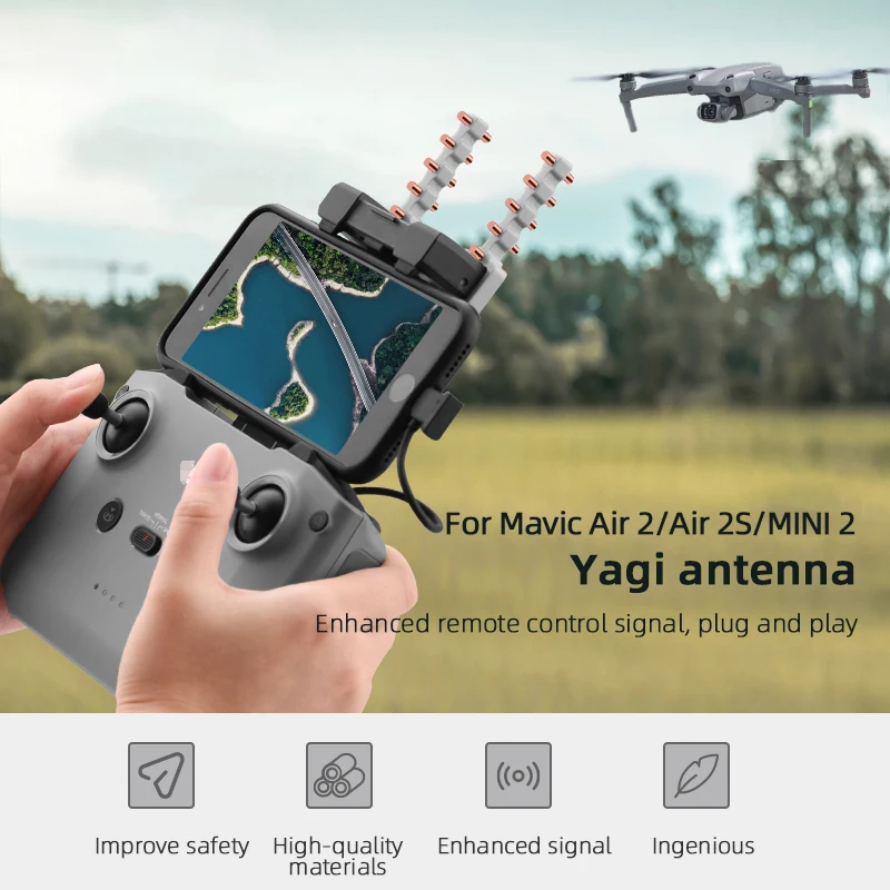 Signal Booster Yagi Antenna for DJI NEO Mini 4K/Mini 3/3Pro/Mavic 3 Classic/Mavic Air 2/2S Extended Range 5.8GHZ Drone Accessory