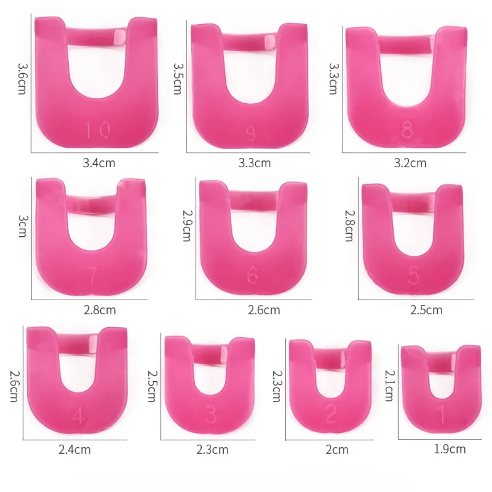 26pcs/set 10 Sizes G Curve Shape Varnish Shield Nail Protector Finger Cover Spill-Proof French Stickers Manicure Nail Art Tools