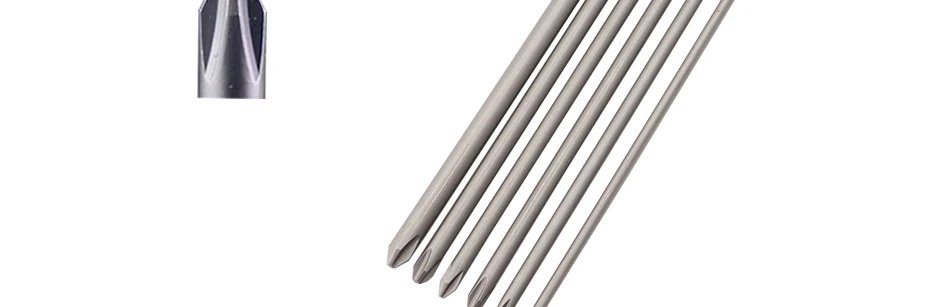 12pcs/15pcs 50mm 75mm 100mm 150mm Phillips screwdriver bit S2 alloy steel with magnetic screwdriver bit PH0 PH1 PH2