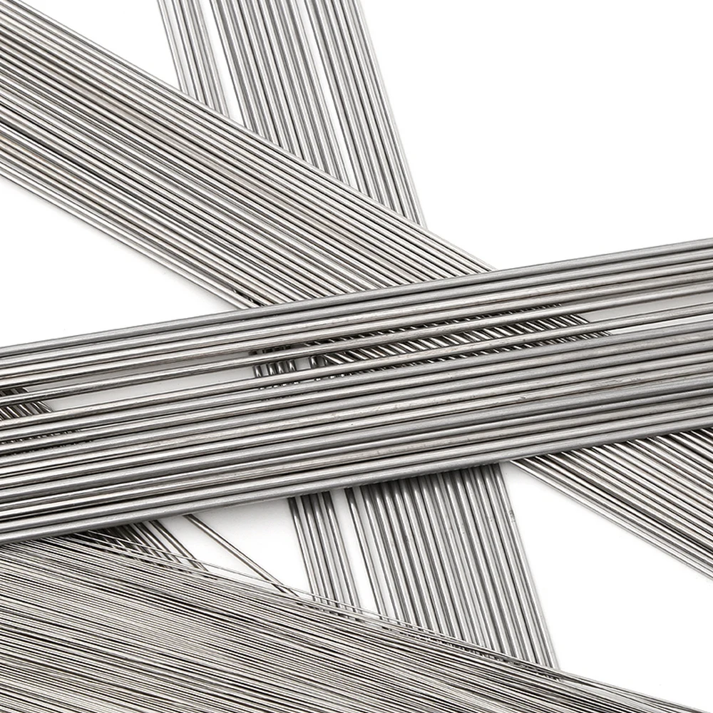 20PCS 50CM Stainless Steel Spring Wire Hard Wire Full Hard Wire Straight Wire 0.2-3MM Spring Steel Wire