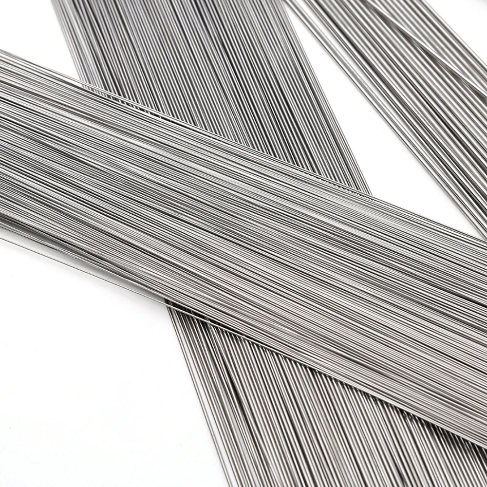 20PCS 50CM Stainless Steel Spring Wire Hard Wire Full Hard Wire Straight Wire 0.2-3MM Spring Steel Wire